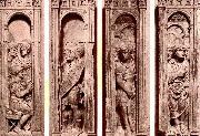 Four reliefs with the trials of Saint Peter unknow artist